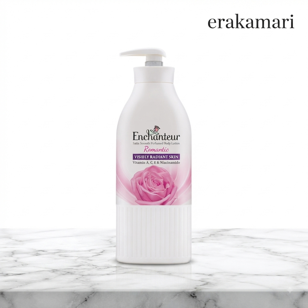 Enchanteur Romantic Satin Smooth Perfumed Body Lotion 500 ml