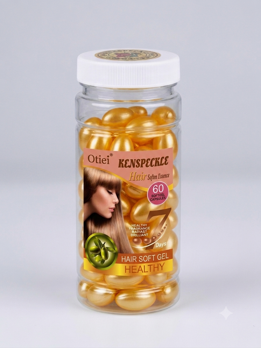 Kenspeckle Hair Soften Essence Vitamin E 60 Capsules