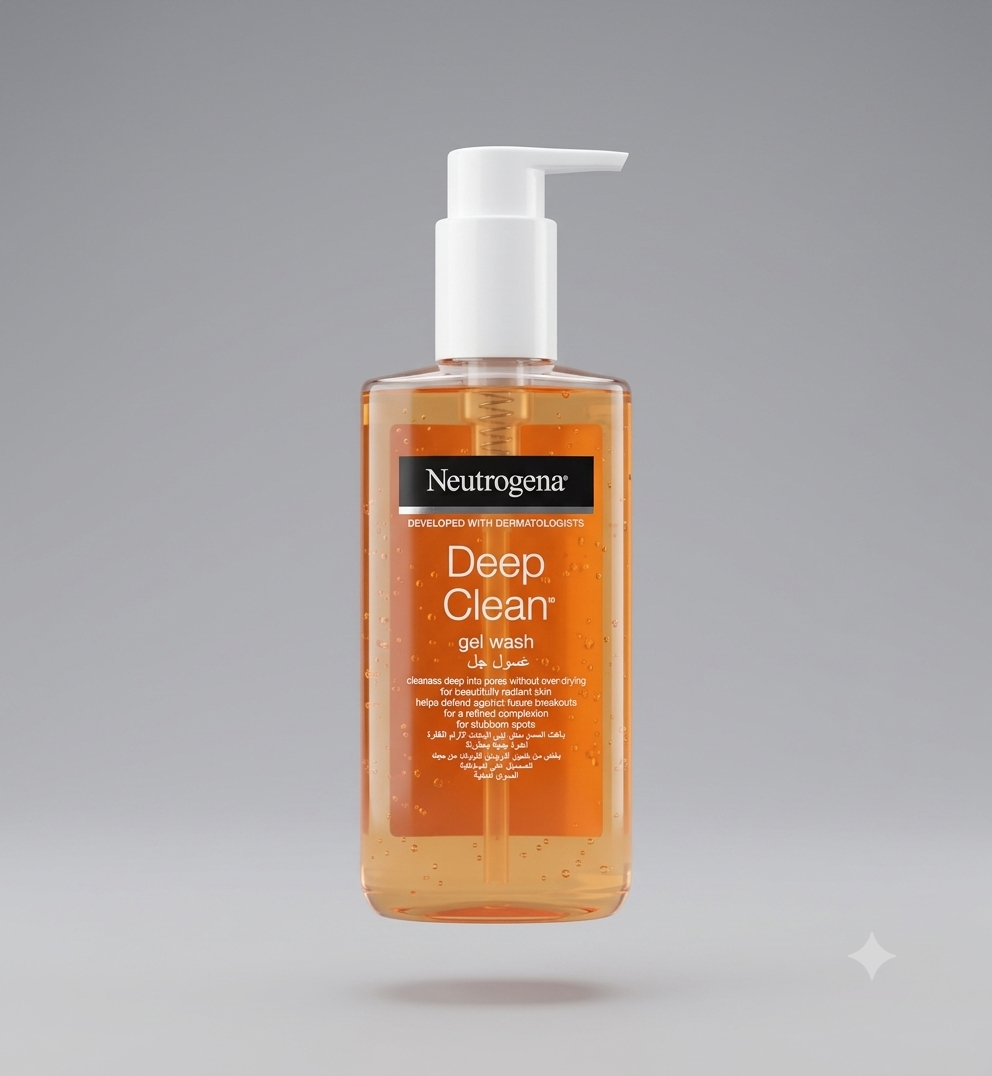 Neutrogena Deep Clean Facial Cleanser Gel Wash 200ml