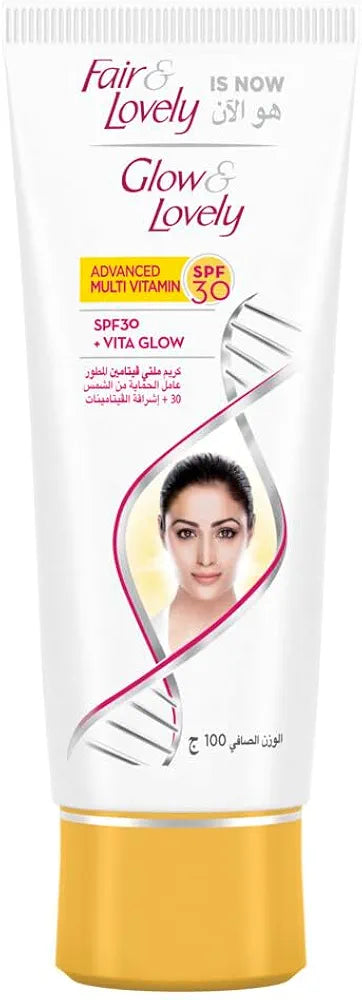 Fair & Lovely Face Cream With Spf 30 Advanced Multi Vitamin For Glowing Skin, 100G