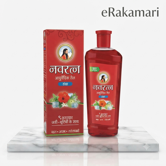 Navratna Ayurvedic Cool Hair Oil (300ml)
