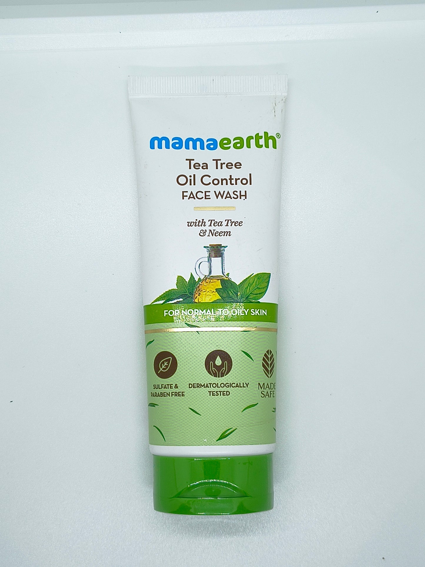 Mamaearth Tea Tree Oil Control Face Wash with Tea Tree & Neem for Normal to Oily Skin 100ml