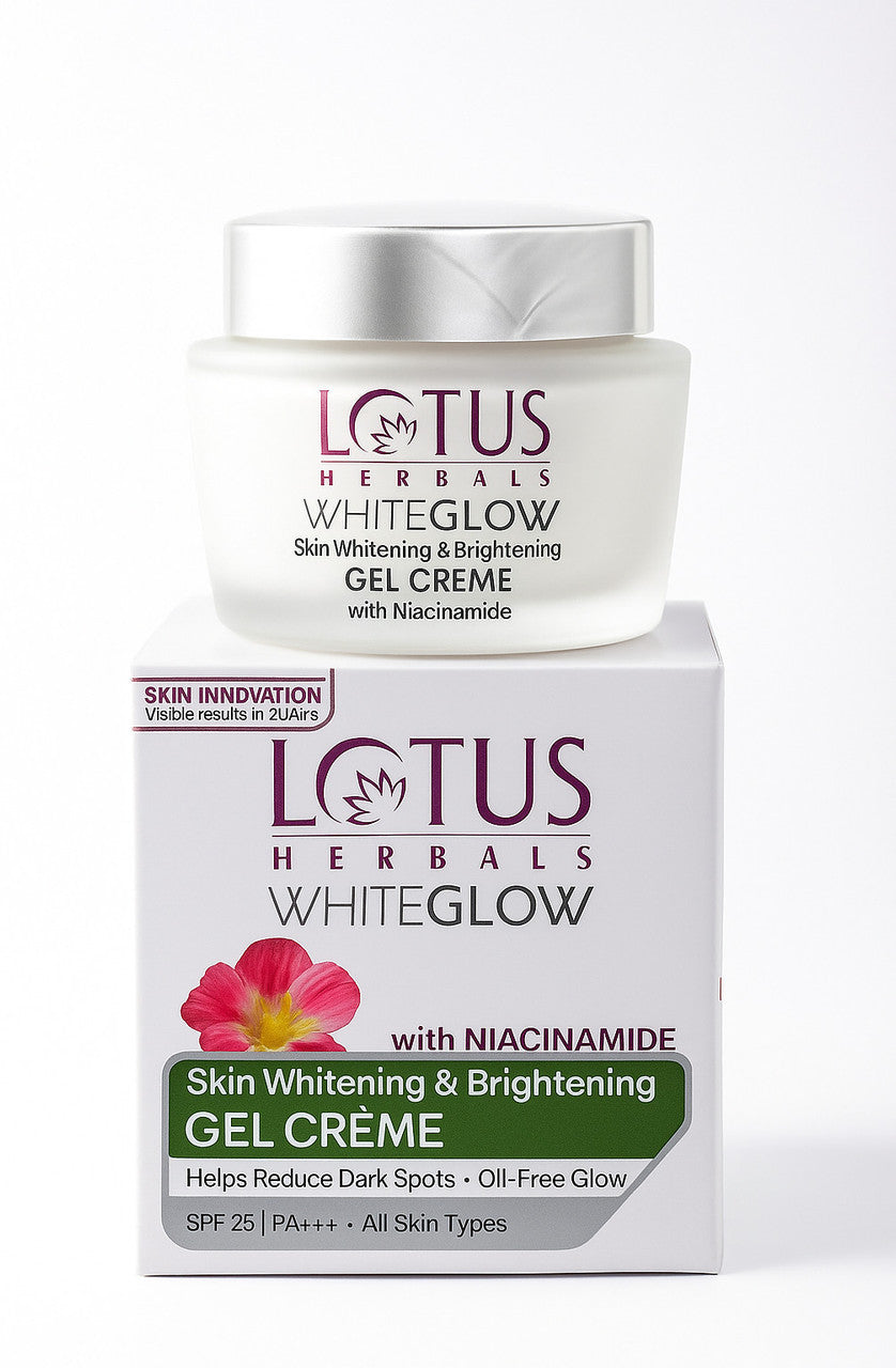 Lotus Herbals Whiteglow Skin Whitening & Brightening Gel Cream -35g
