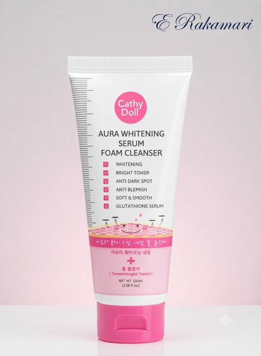 Cathy Doll Aura Whitening Serum Foam Cleanser 100 ml