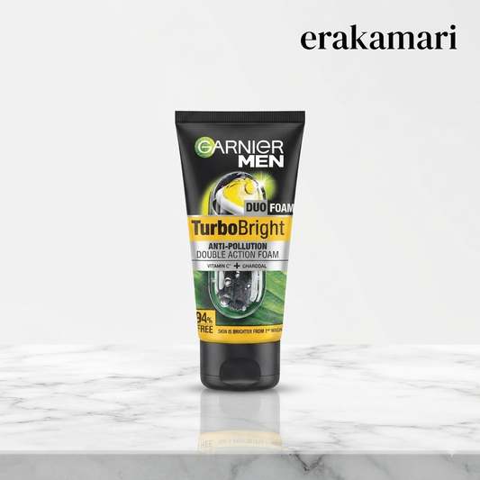 Garnier Men Turbo Bright Double Action Face Wash 50g