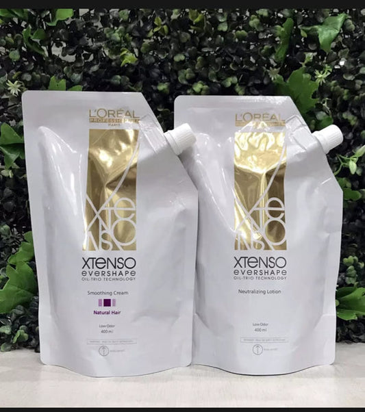 Loreal Xtenso Hair Straightening Cream & Neutralizing Lotion 400ml