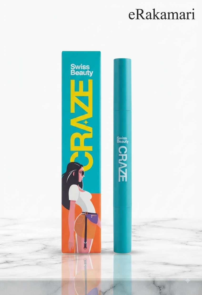 Swiss Beauty EYELINER AND STAMP DUO  CRAZE 2.8ml
