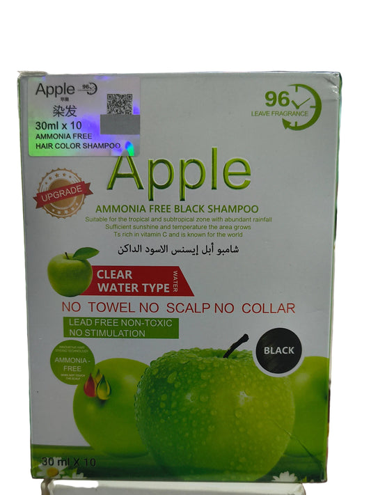 Apple Ammonia Free Black Shampoo 30ml
