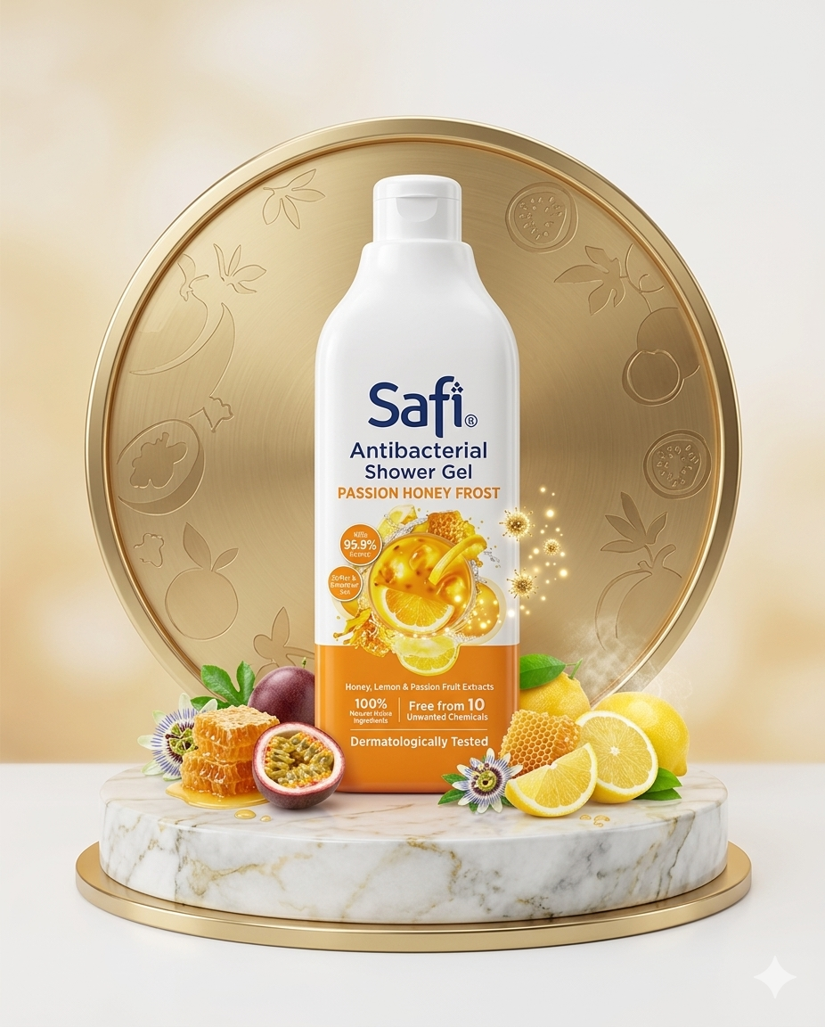 Safi Passion Honey Frost Anti-Bacterial Shower Gel 1000ml
