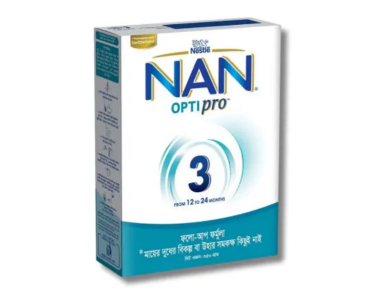 Nestle Nan-3 Optipro Milk Powder 350gm