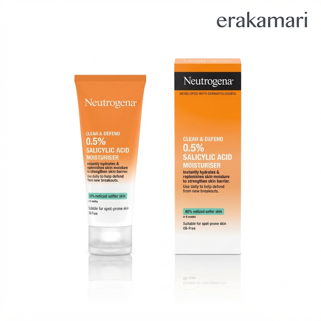 Neutrogena Moisturiser 50ml (Clear & Defend 0.5% Salicylic Acid)