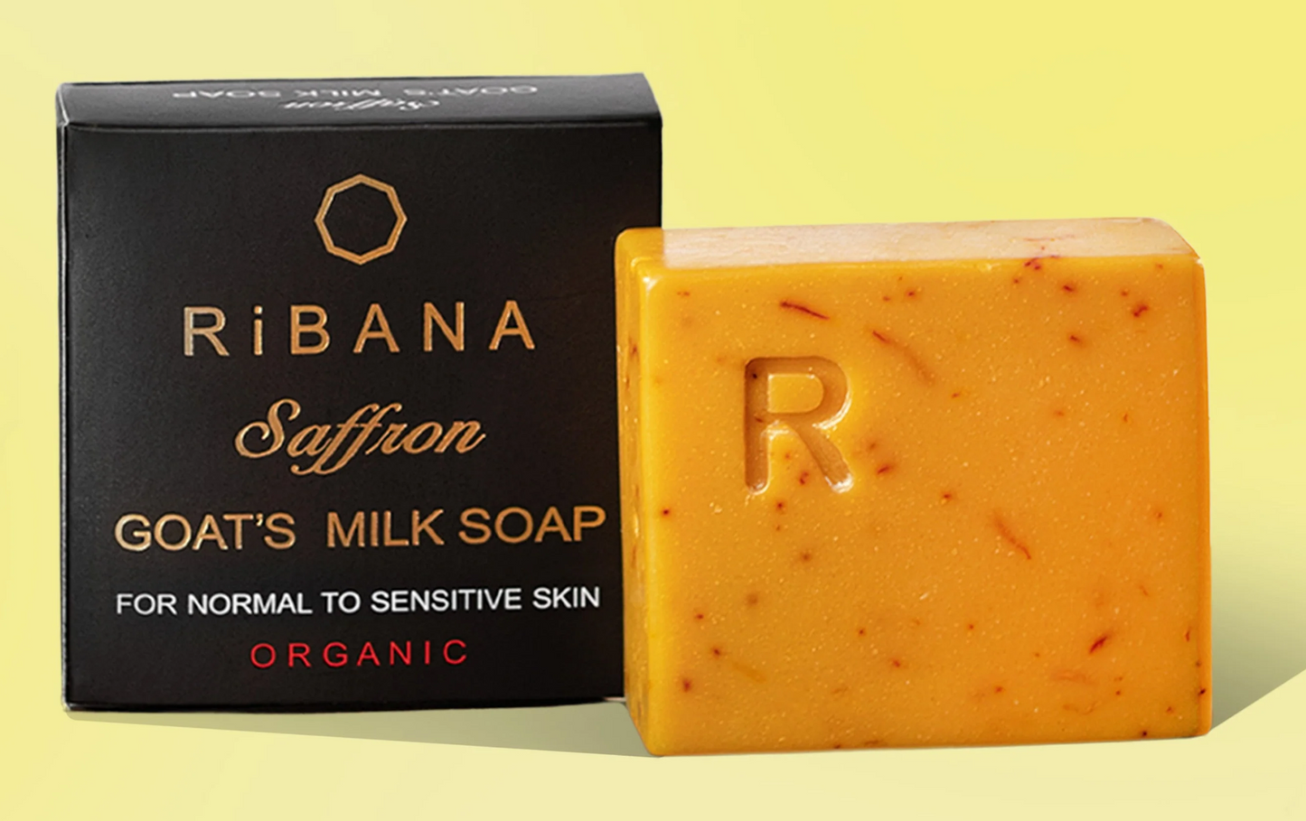 Ribana Saffron Goats Milk Soap 100g