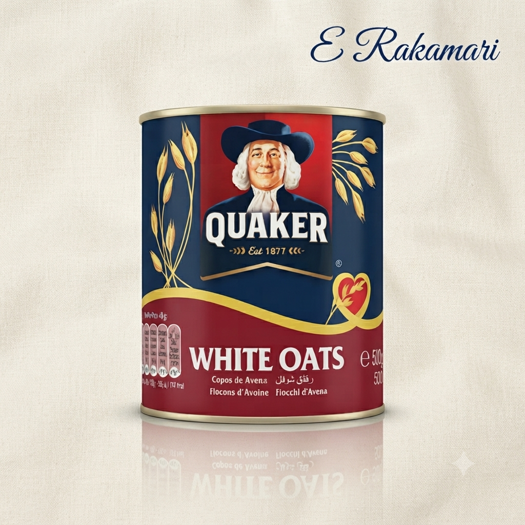 Quaker White Oats 500g (Made in UK)