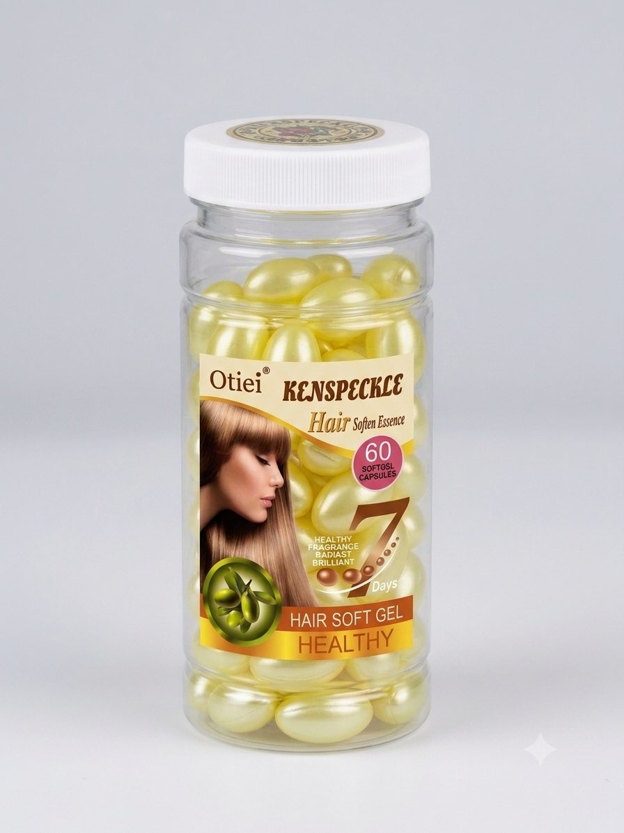 Kenspeckle Hair Soften Essence Vitamin E 60 Capsules