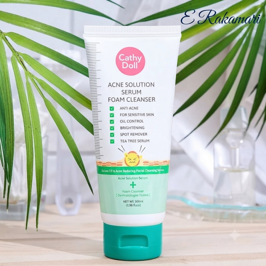 Cathy Doll Acne Solution Serum Foam Cleanser 100 ml