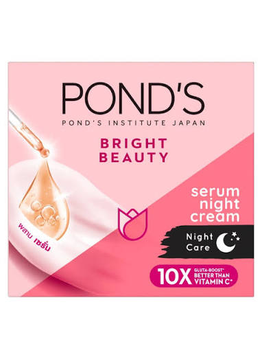 Pond's Bright Beauty Serum night  Cream (50g)