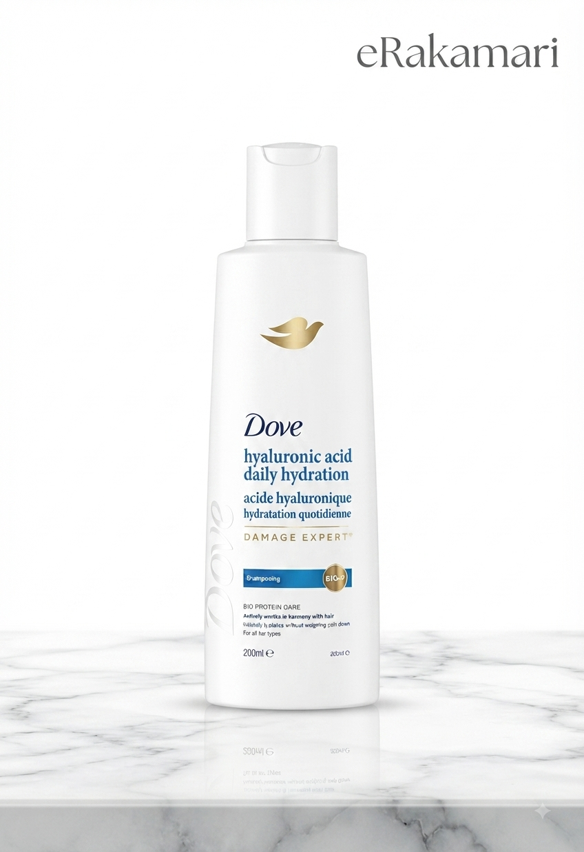 Dove Hyaluronic Acid Daily Hydration Shampoo 200ml Thailand