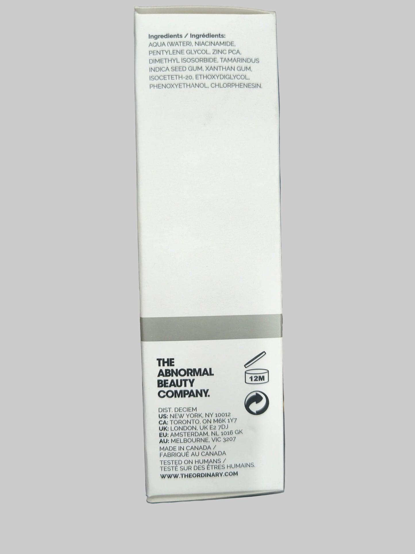 The Ordinary Niacinamide 10% + Zinc 1% - 30ml