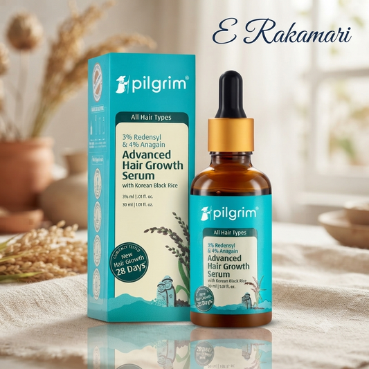 Pilgrim Redensyl 3% + Anagain 4% Advanced Hair Growth Serum 30ml(India)