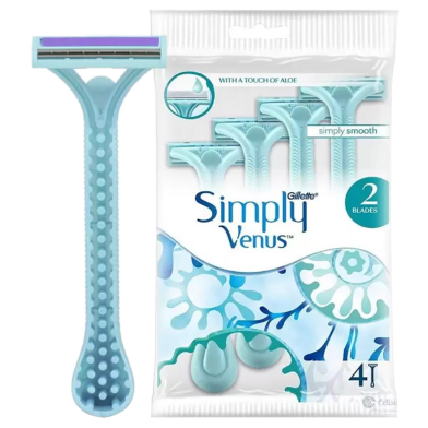 Gillette Simply Venus Razor (4 Pieces)