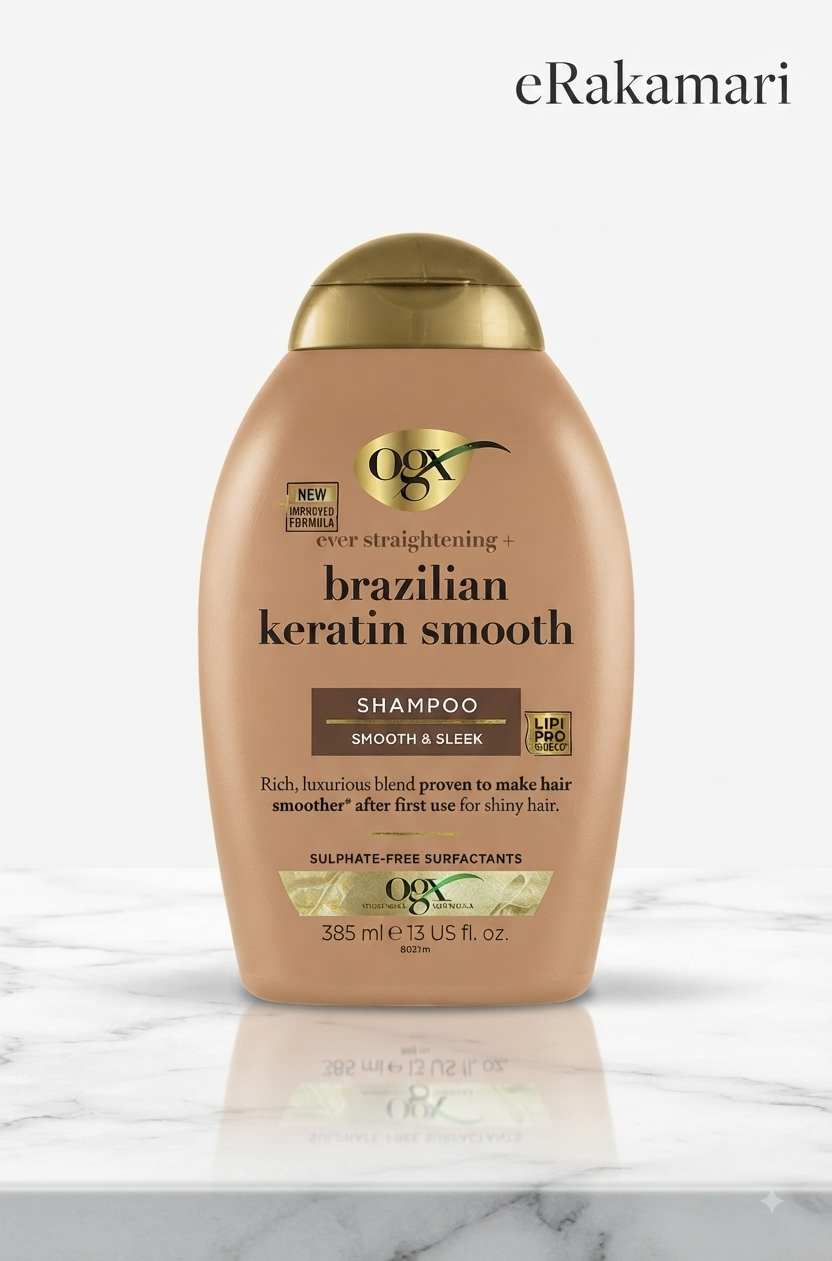 Ogx  Shampoo 385ml (Brazilian Keratin Smooth)