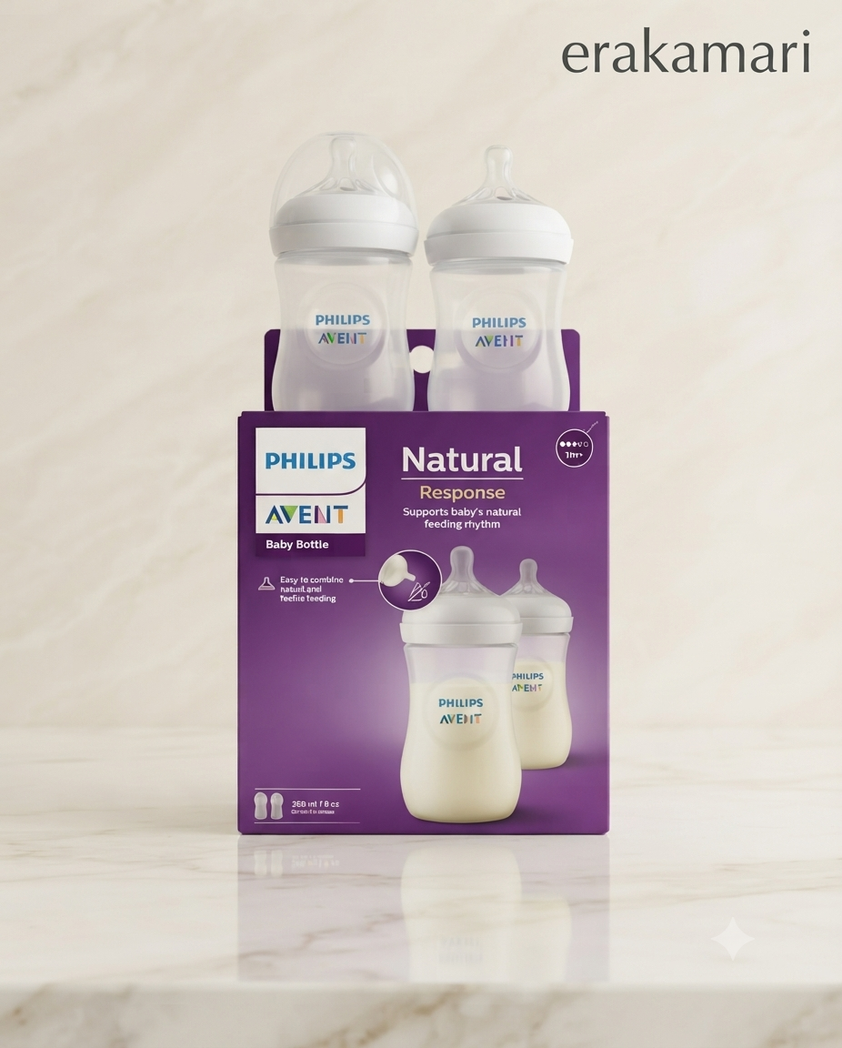 Philips Avent Natural Response Baby Bottle  set (260ml)