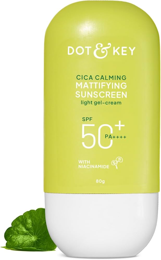 Dot & Key CICA Calming Mattifying Sunscreen SPF 50 PA++++ 80ml