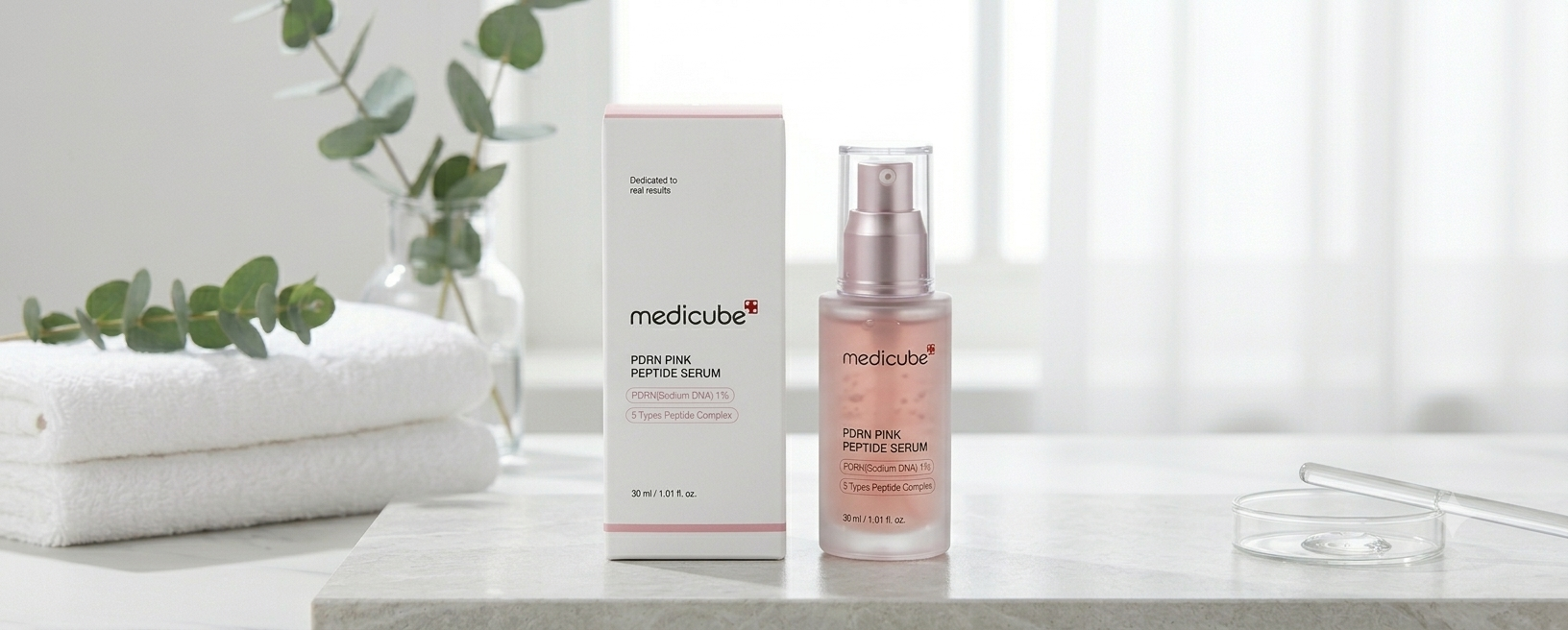 Medicube Pdrn Pink  Peptide Serum 30ml