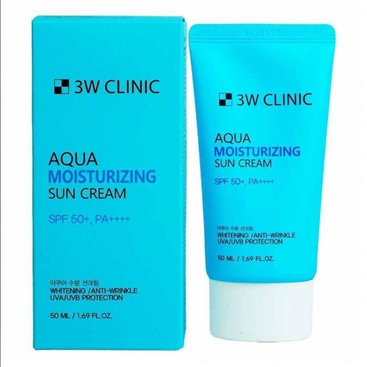 3W Clinic Aqua Moisture Sun Cream spf50+ pa++++ 60ml