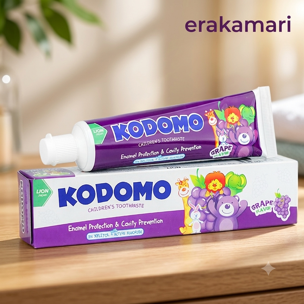 Kodomo Grape Cream Ultra Shield Formula Toothpaste 65g