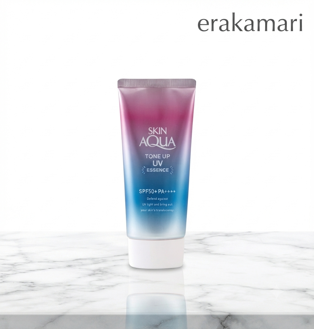 The Skin Aqua Tone Up UV Essence SPF50+ PA++++ 80g (Lavender)