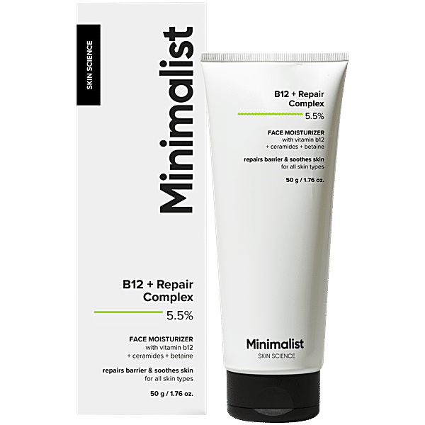 Minimalist B12+Repair Complex 5.5% Face Moisturizer-50 g
