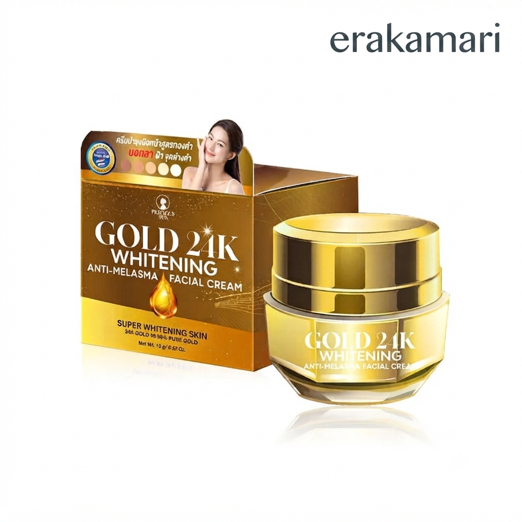 Gold 24K Whitening Anti-Melasma Facial Cream 15gm