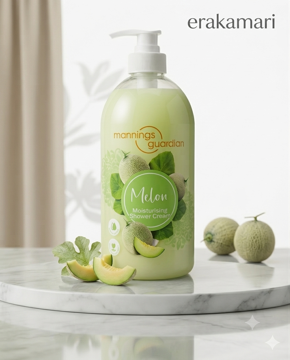 Mannings Guardian Melon Moisturising Shower Cream.(1000ml)