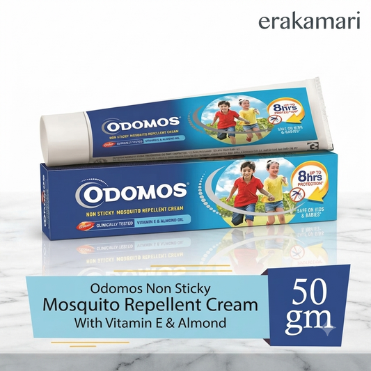Odomos Non-Sticky Mosquito Repellent Cream 50g (India)