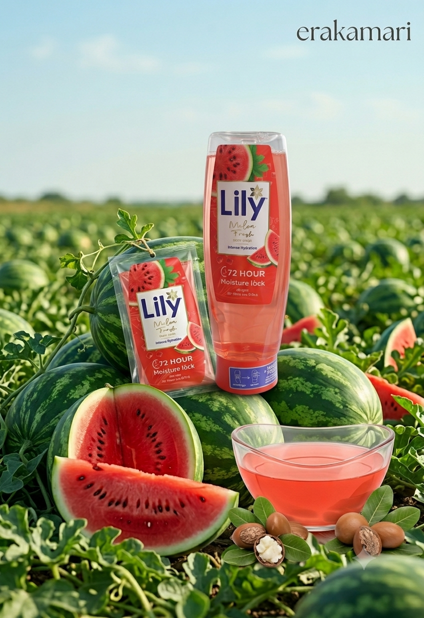 Lily Melon Fresh Body Wash 500ml