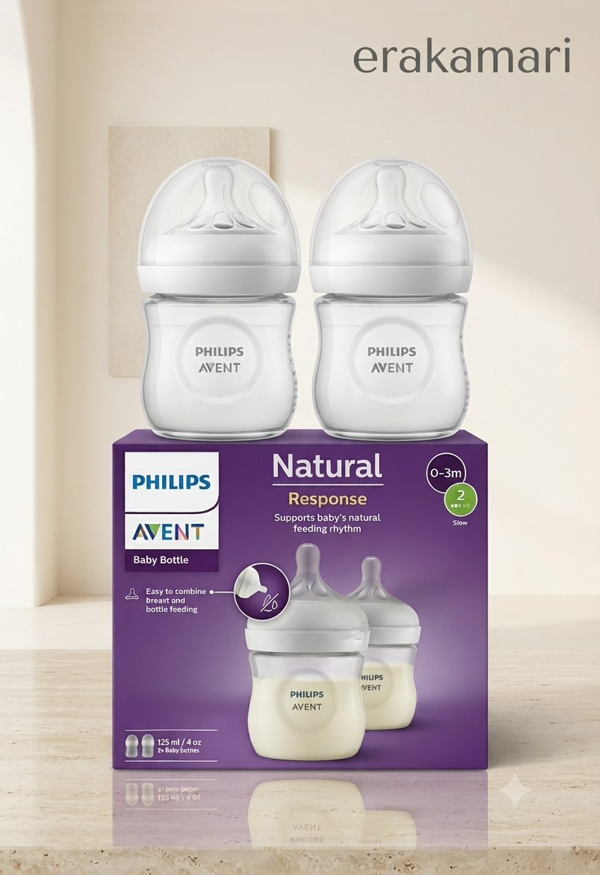 Philips Avent Natural Response Baby Bottle. Set of 2