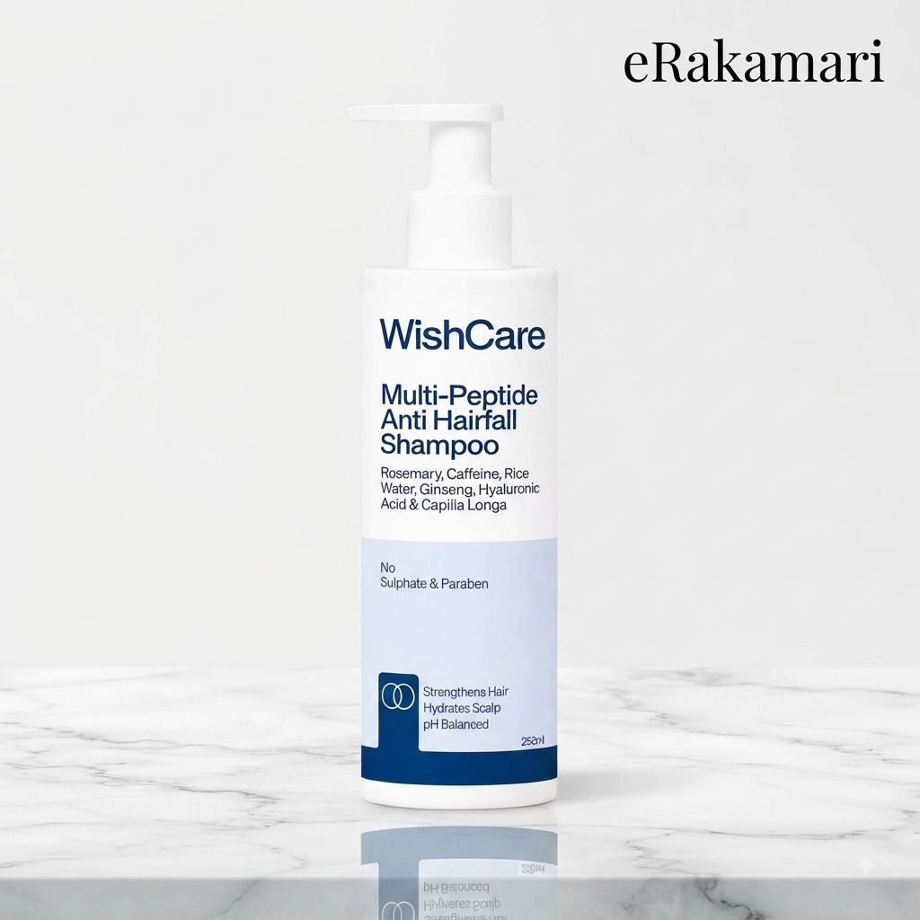 WishCare Multi-Peptide Anti Hairfall Shampoo (250 ml),