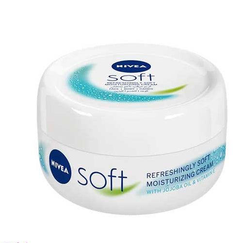Nivea Soft Refreshingly Soft Moisturising Cream-200ml (Made in Spain)