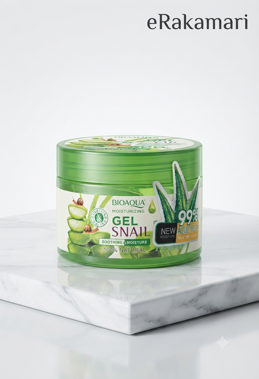Bioaqua Aloe Vera Soothing & Moisture Snail Gel 150ml