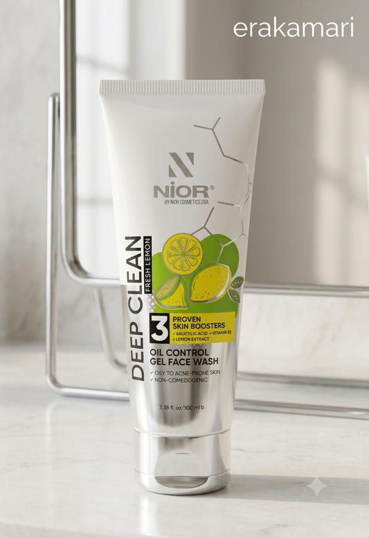 NIOR Deep Clean Gel Face Wash Fresh Lemon 100ml