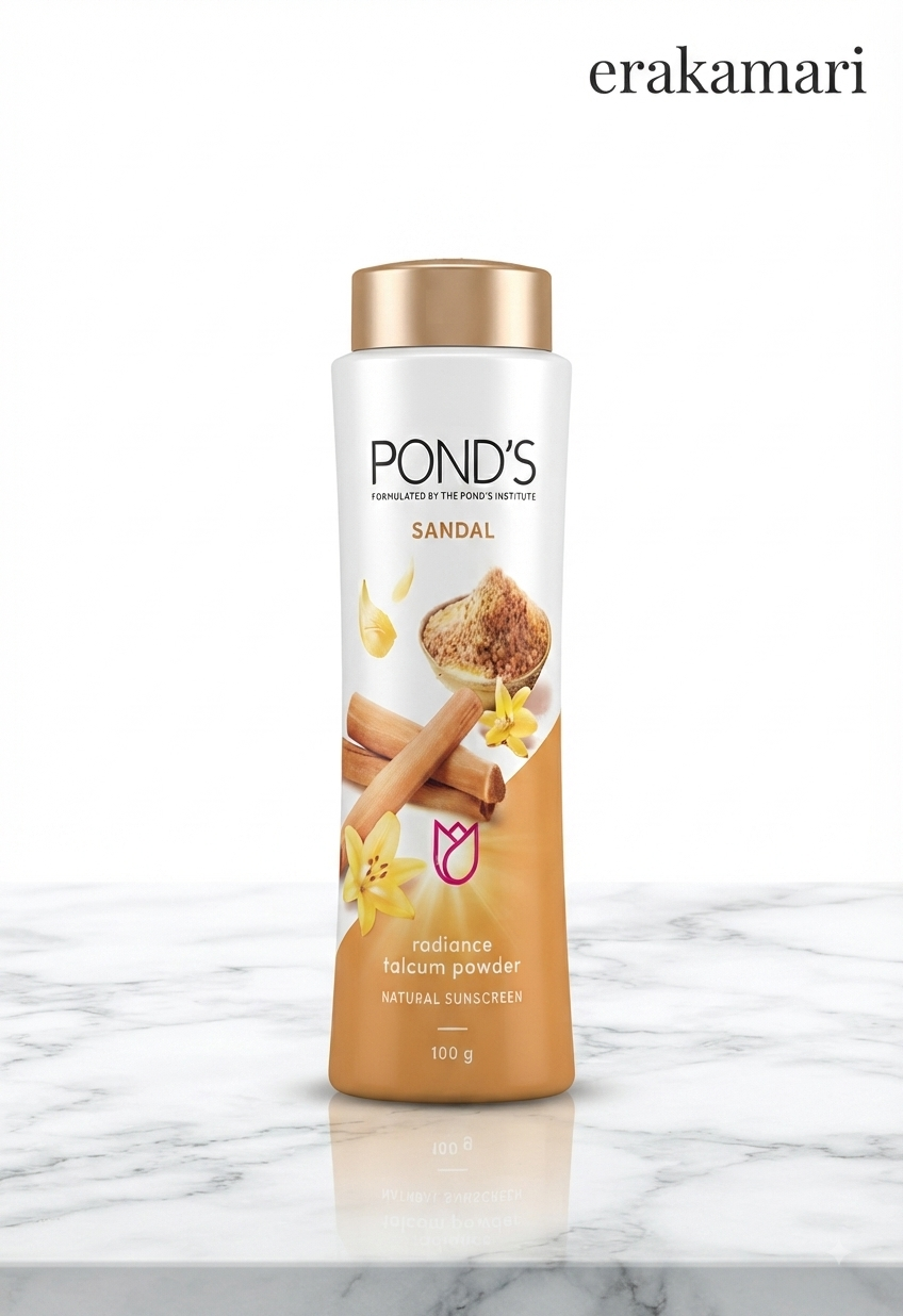 Pond's Sandal Radiance Talcum Powder 100ML